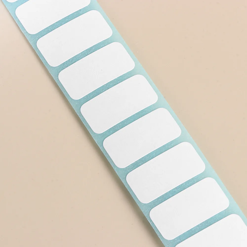 1000/700 Pcs White Adhesive Paper Thermal Label Sticker Paper Supermarket Price Blank Label Direct Print Waterproof Stickers