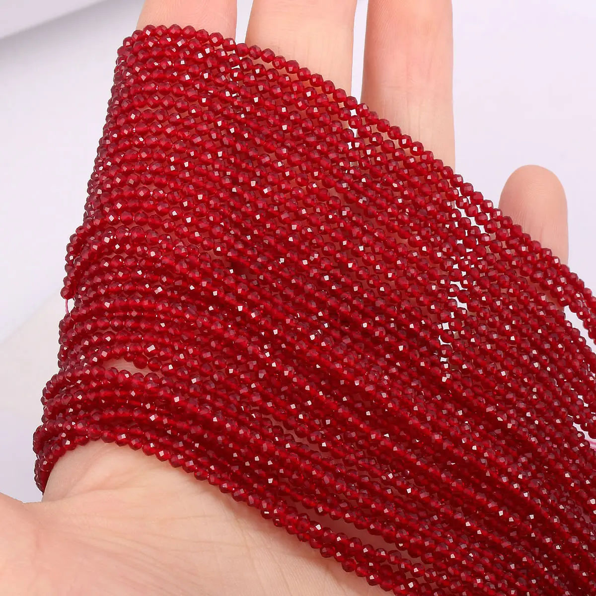 Natural Stone Beads Small Section Bead spinels 2 3 mm Loose beads for Jewelry Making DIY Bracelet Necklace