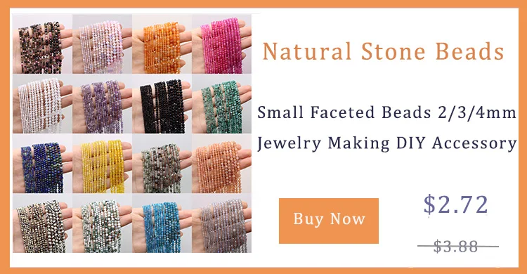 Natural Stone Beads Small Section Bead spinels 2 3 mm Loose beads for Jewelry Making DIY Bracelet Necklace