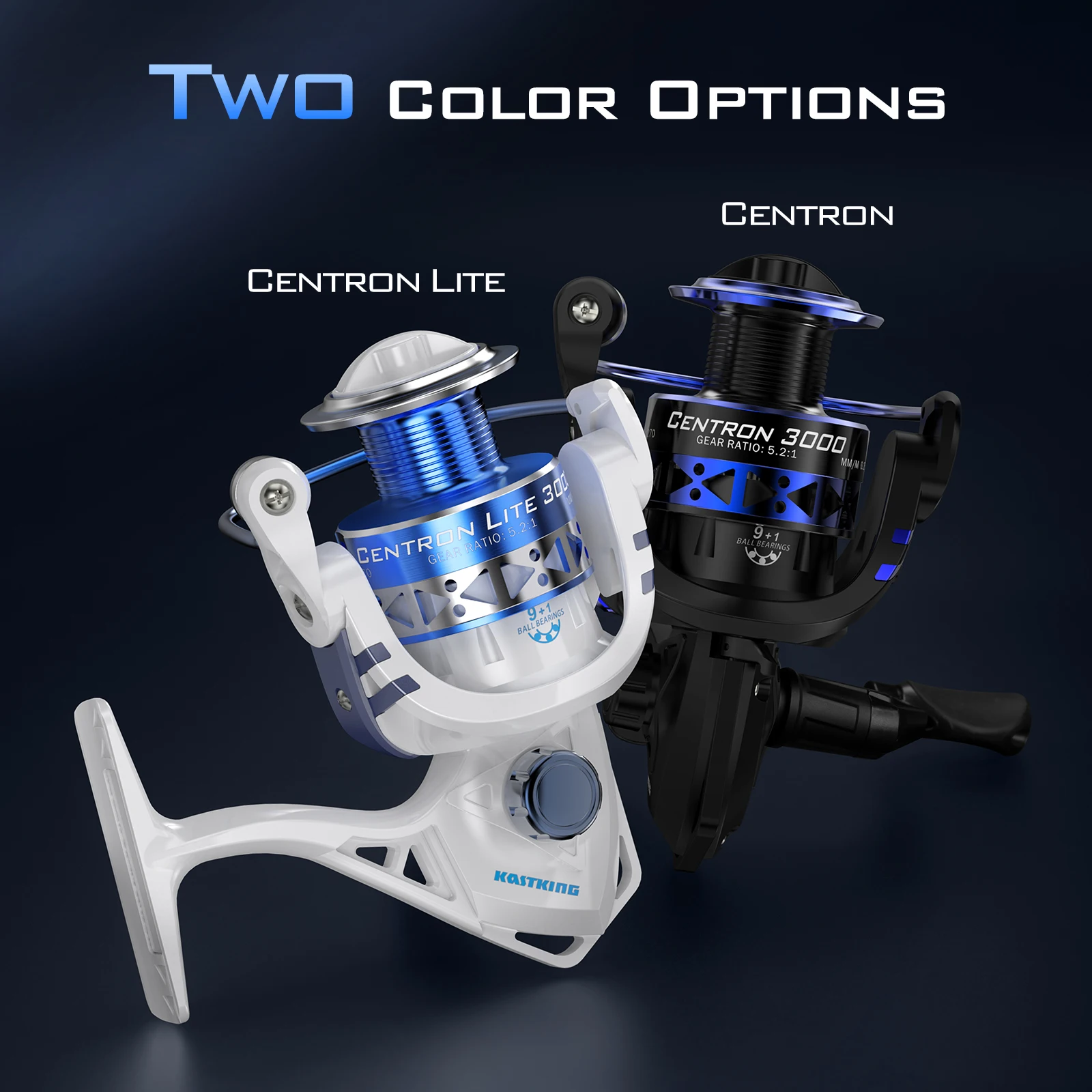 KastKing Centron & Summer One Way Clutch System Low Profile Spinning Reel 9+1 Ball Bearings Max Drag 8KG Carp Fishing Reel