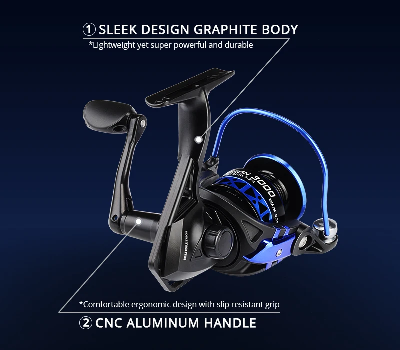 KastKing Centron & Summer One Way Clutch System Low Profile Spinning Reel 9+1 Ball Bearings Max Drag 8KG Carp Fishing Reel