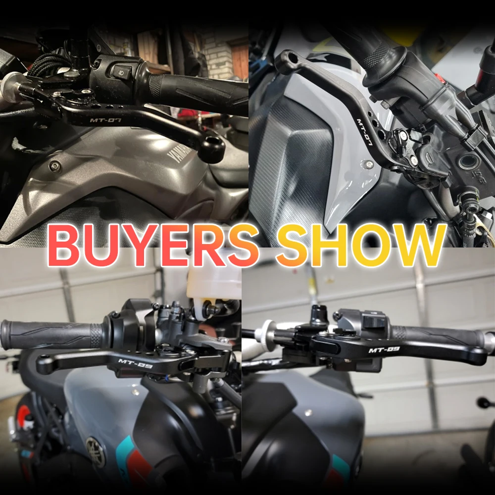 2025 Short Brake Clutch Lever For YAMAHA MT07 MT-07/Tracer 2013-2024 MT09 MT-09 SP Motorcycle Accessories Handles Lever MT 07 09