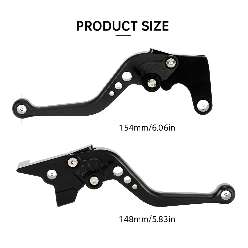 2025 Short Brake Clutch Lever For YAMAHA MT07 MT-07/Tracer 2013-2024 MT09 MT-09 SP Motorcycle Accessories Handles Lever MT 07 09