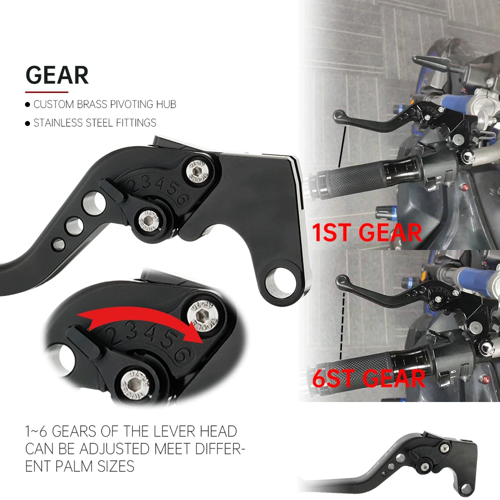 2025 Short Brake Clutch Lever For YAMAHA MT07 MT-07/Tracer 2013-2024 MT09 MT-09 SP Motorcycle Accessories Handles Lever MT 07 09