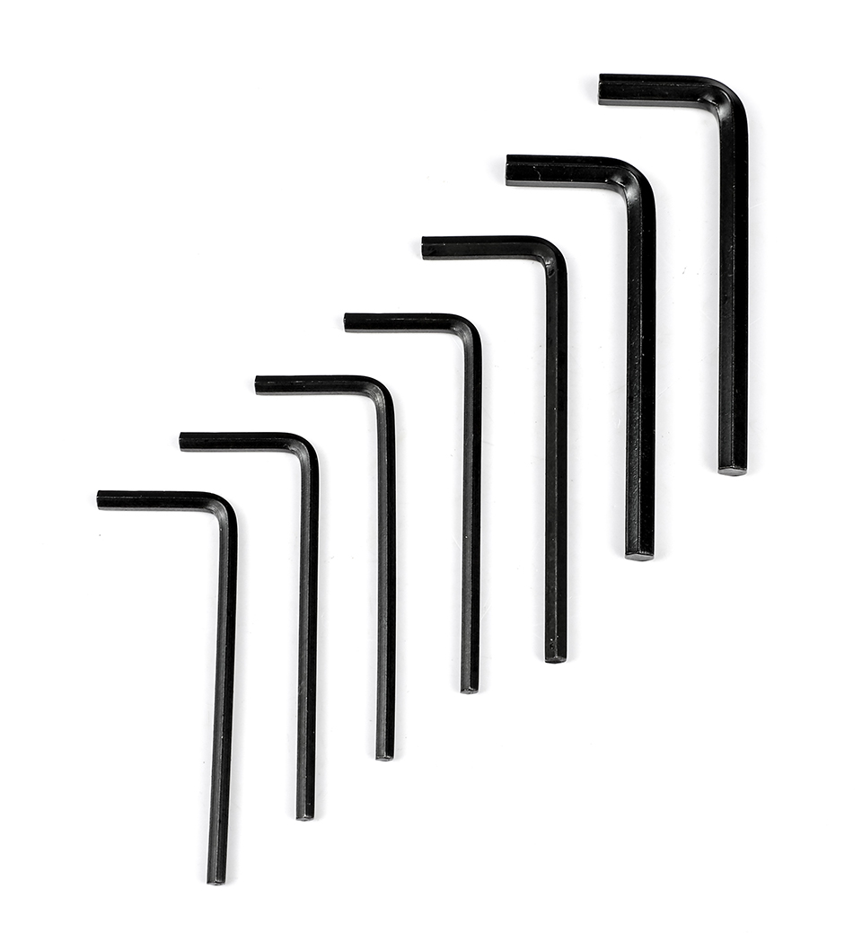 NINDEJIN 2-20pcs L shaped hex hexagon key allen wrench 0.9mm 1.5mm 2mm 2.5mm 3mm 4mm 5mm 6mm 8mm carbon steel allen key