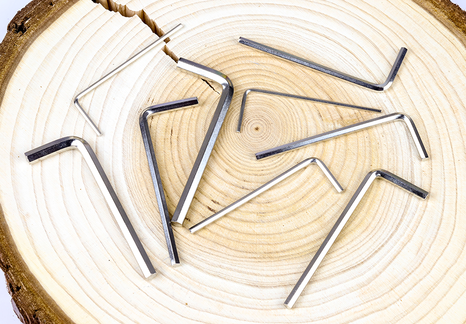 NINDEJIN 2-20pcs L shaped hex hexagon key allen wrench 0.9mm 1.5mm 2mm 2.5mm 3mm 4mm 5mm 6mm 8mm carbon steel allen key