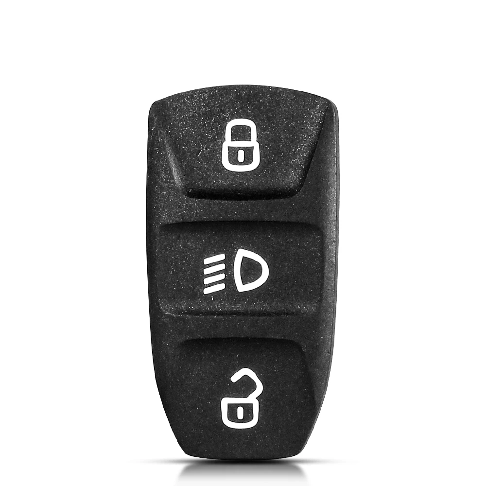 KEYYOU 3 Button Rubber Remote Car Key Pad For Volkswagen VW Golf 7 4 5 Mk4 6 For Skoda Octavia For Seat Leon Ibiza Altea Key Fob