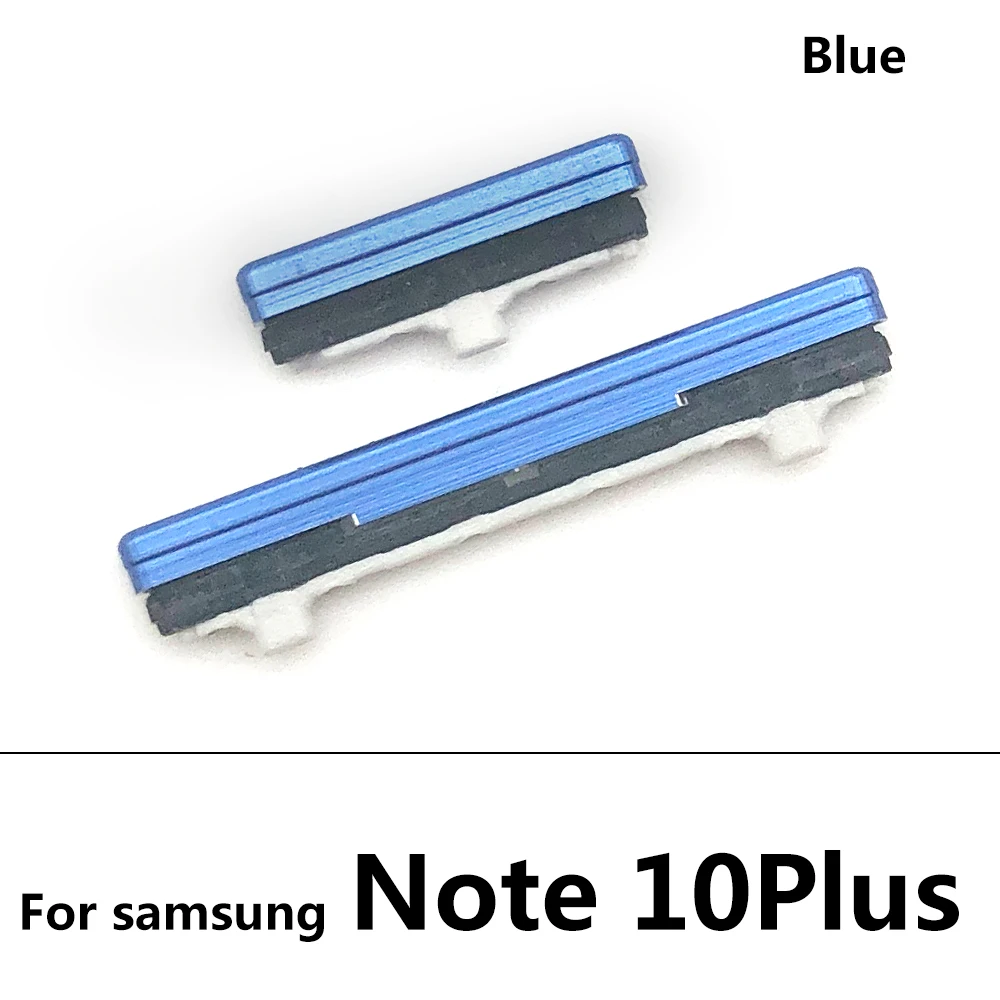 Replacement Power On Off Side Key Button + Volume Up Down Side Button For Samsung Note 9 10 Plus Volume Key Part