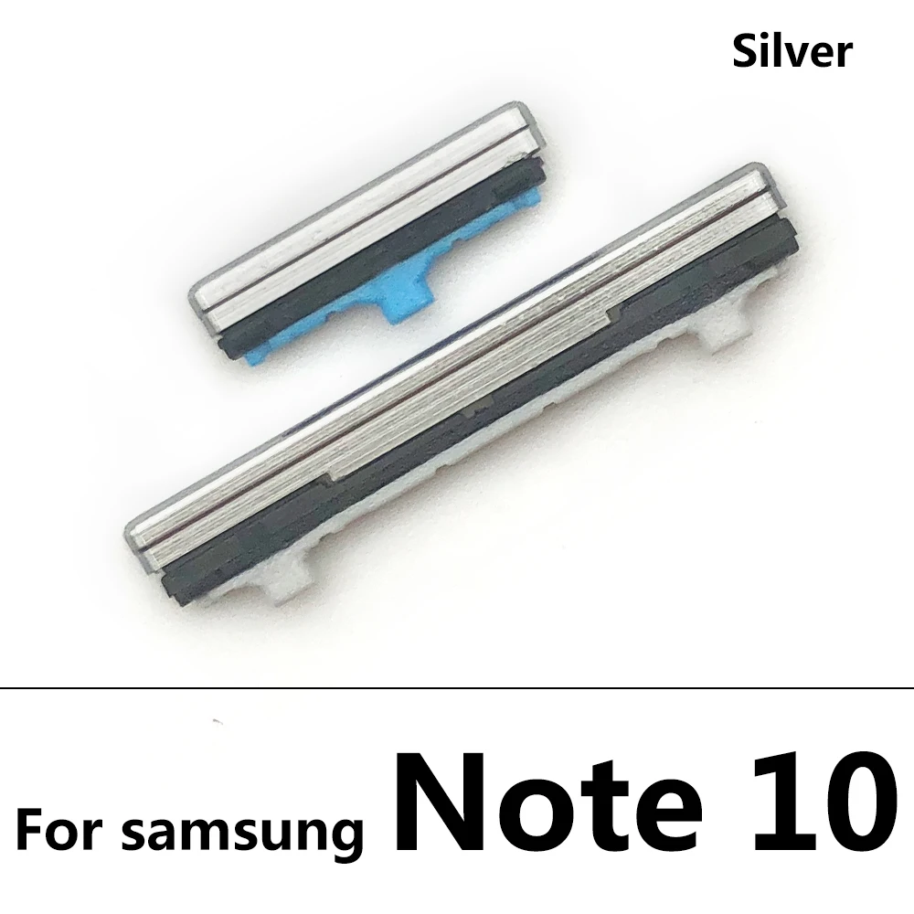 Replacement Power On Off Side Key Button + Volume Up Down Side Button For Samsung Note 9 10 Plus Volume Key Part