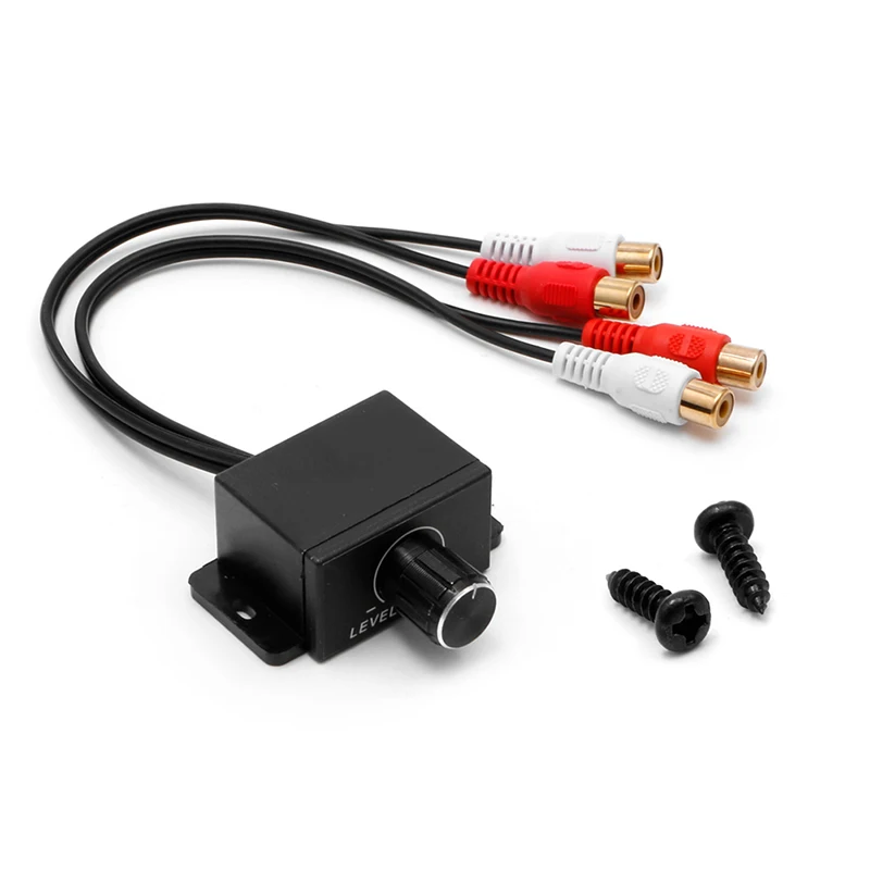 F1CF New Universal Car Amplifier Bass RCA Level Remote Volume Control Knob LC-1 New