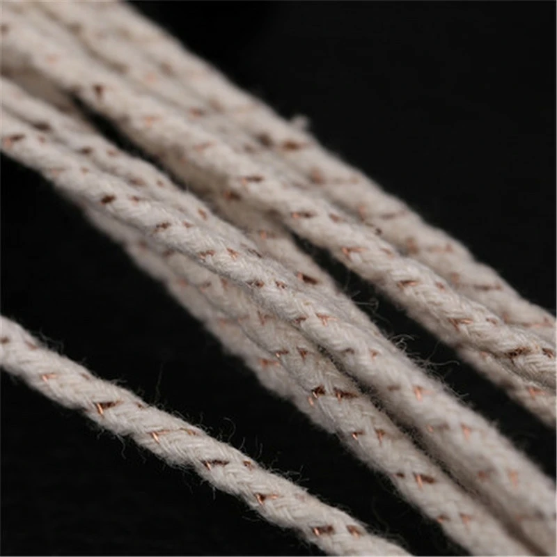 10/30/50pcs Copper Wire Cotton Core Wicks For Zippo Zorro Oil Vintage Lighter Universal Replace Accessories Insert Spare Parts