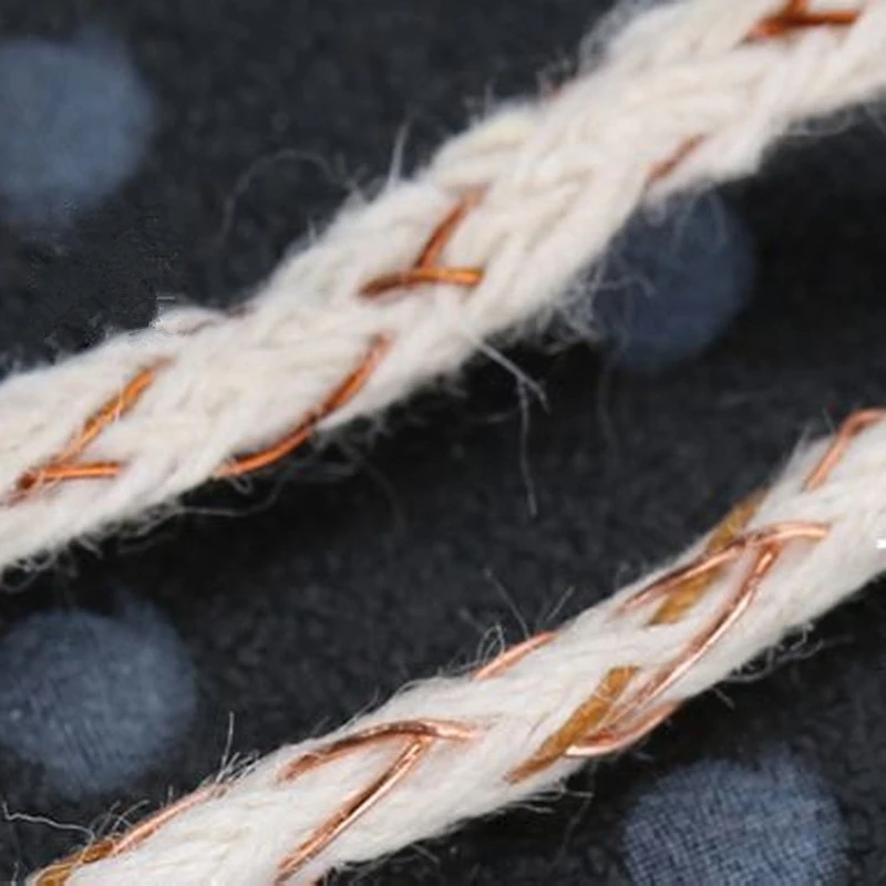 10/30/50pcs Copper Wire Cotton Core Wicks For Zippo Zorro Oil Vintage Lighter Universal Replace Accessories Insert Spare Parts