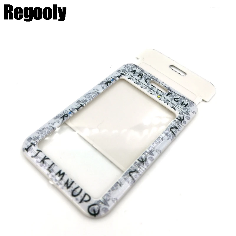 Letters Anime Lanyard Badge Holder ID Card Lanyards Mobile Phone Rope Key Lanyard Neck Straps Keychain Key Ring