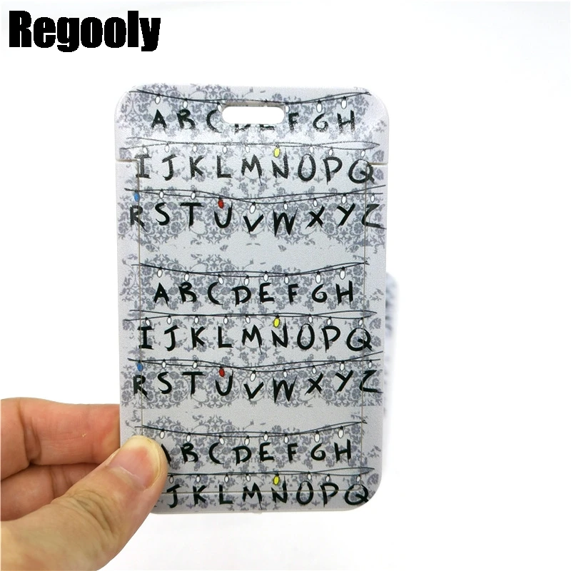 Letters Anime Lanyard Badge Holder ID Card Lanyards Mobile Phone Rope Key Lanyard Neck Straps Keychain Key Ring
