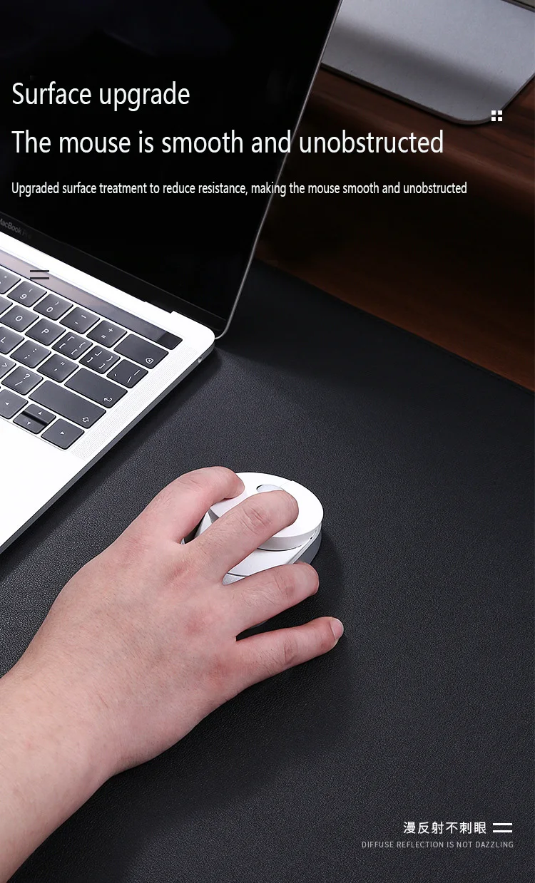 White Mousepad Portable Mouse Pad Large Gaming Waterproof Non-Slip PU Suede Desk Mat Computer Keyboard Desk Pad Mats