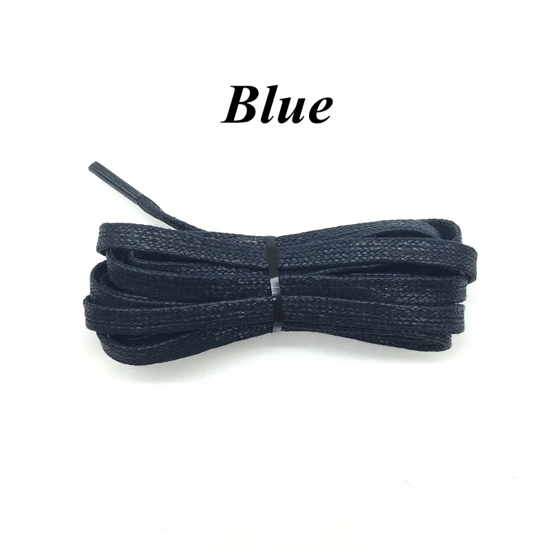 Waxed Flat Shoelaces Leather Waterproof Casual Shoe Laces Unisex Boots Shoelace Length 60 80 100 120 140 160 180CM Shoe Lace