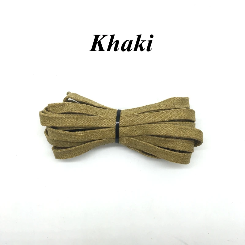 Waxed Flat Shoelaces Leather Waterproof Casual Shoe Laces Unisex Boots Shoelace Length 60 80 100 120 140 160 180CM Shoe Lace