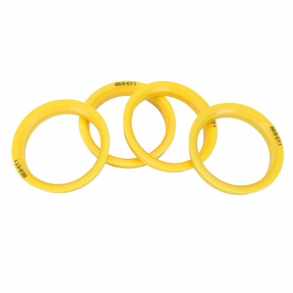 4Pcs/Set Automotive Car Plastic Wheel Hub Centric Rings Center Hubrings Bore 73.1-57.1 66.6-57.1
