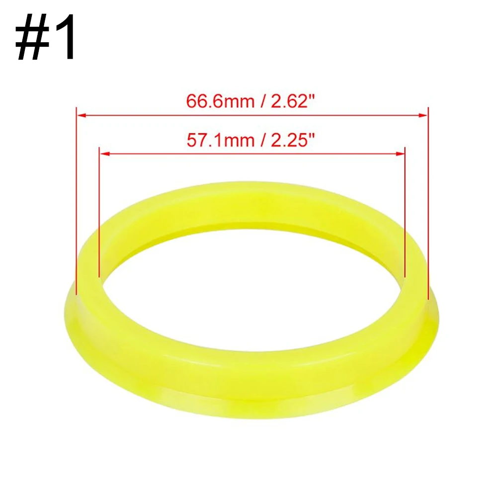 4Pcs/Set Automotive Car Plastic Wheel Hub Centric Rings Center Hubrings Bore 73.1-57.1 66.6-57.1