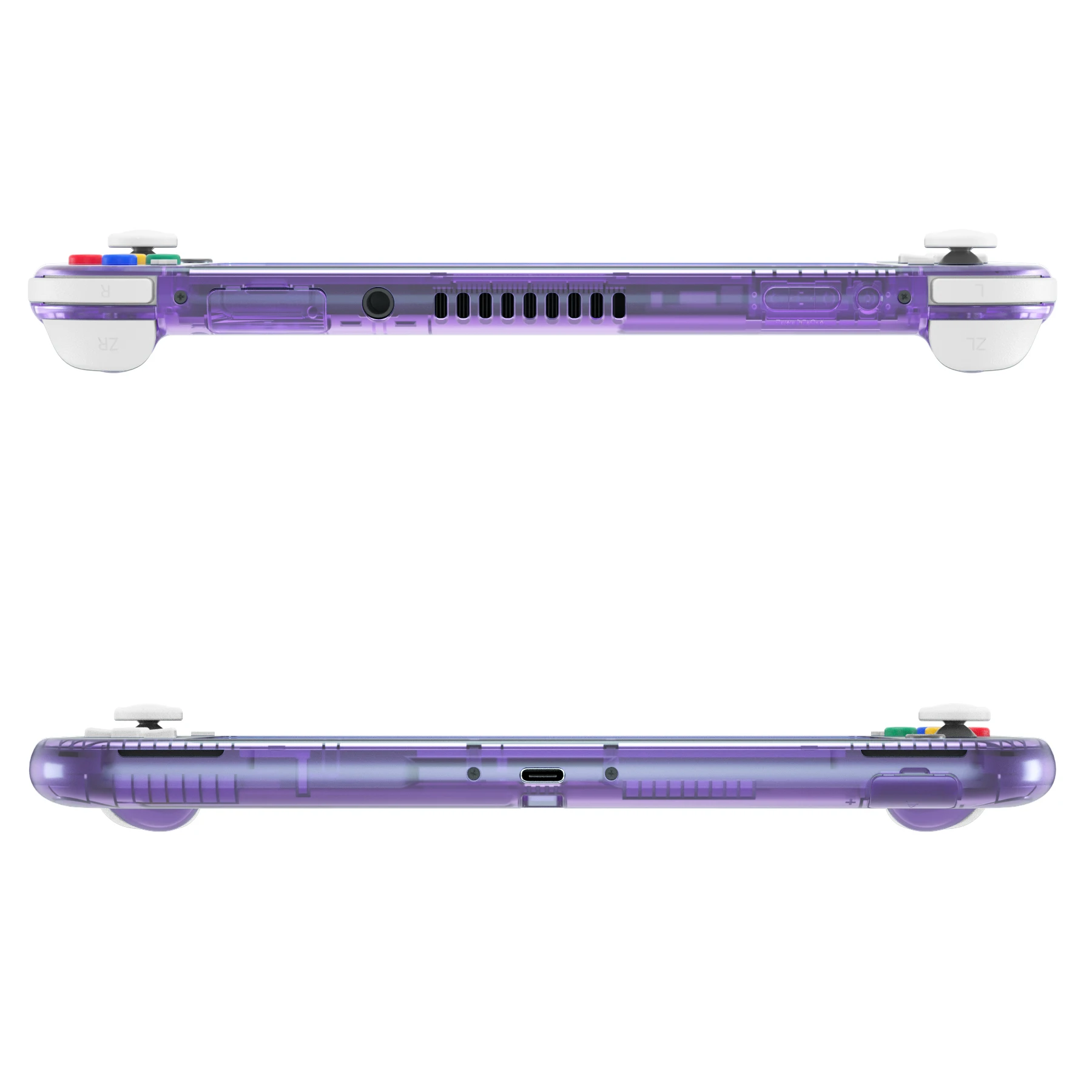 eXtremeRate Replacement Handheld Controller Housing Custom Shell with Screen Protector & ABXY Buttons for Nintendo Switch Lite