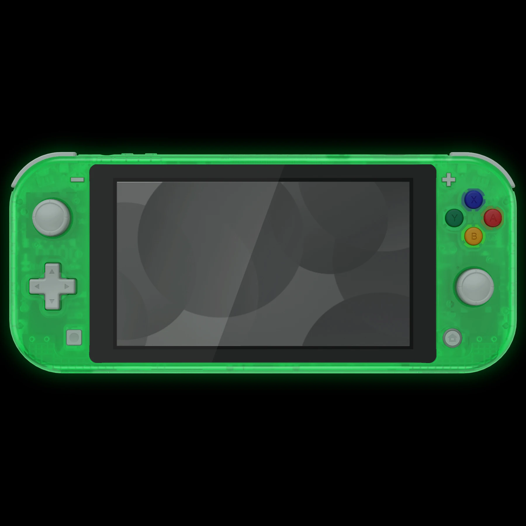 eXtremeRate Replacement Handheld Controller Housing Custom Shell with Screen Protector & ABXY Buttons for Nintendo Switch Lite