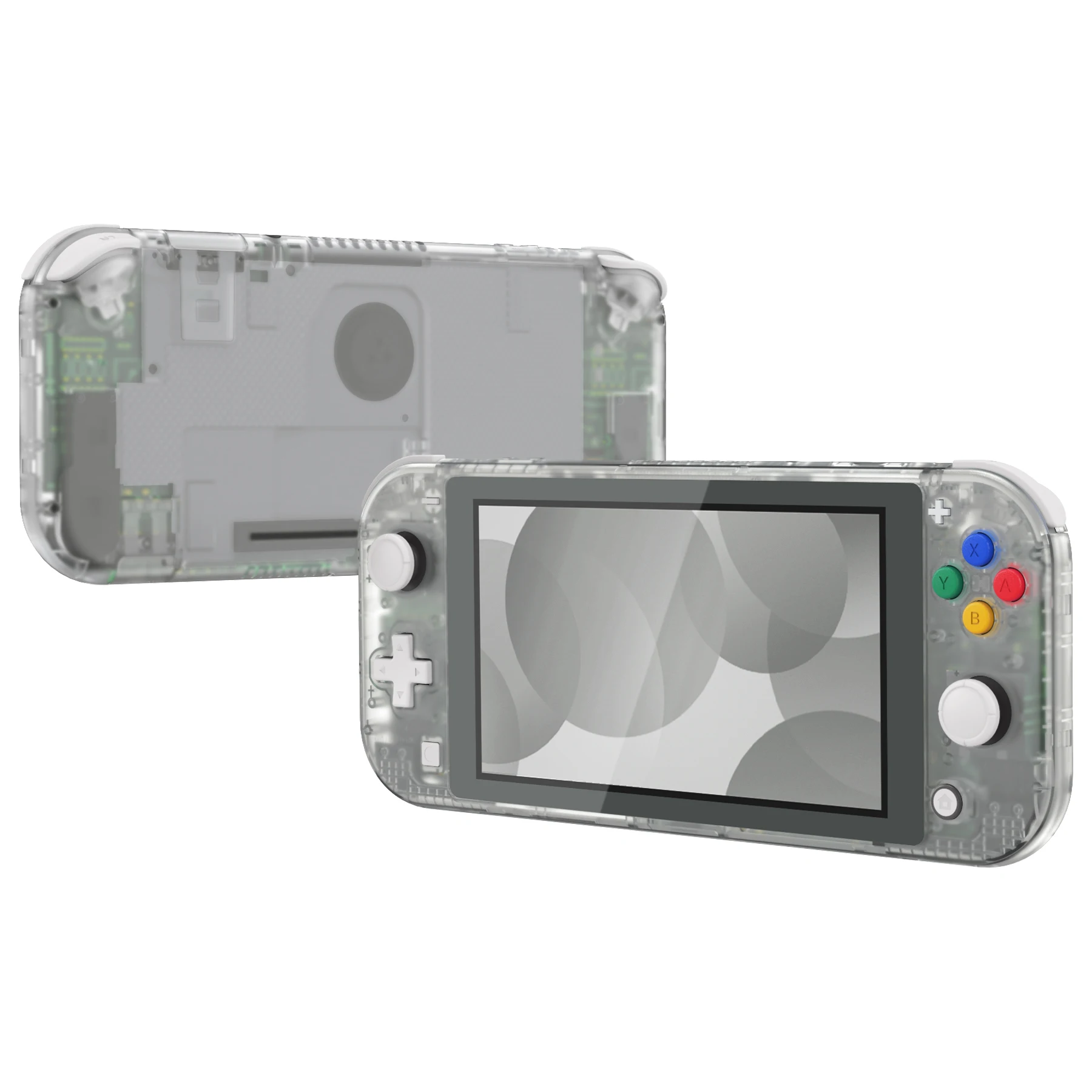 eXtremeRate Replacement Handheld Controller Housing Custom Shell with Screen Protector & ABXY Buttons for Nintendo Switch Lite