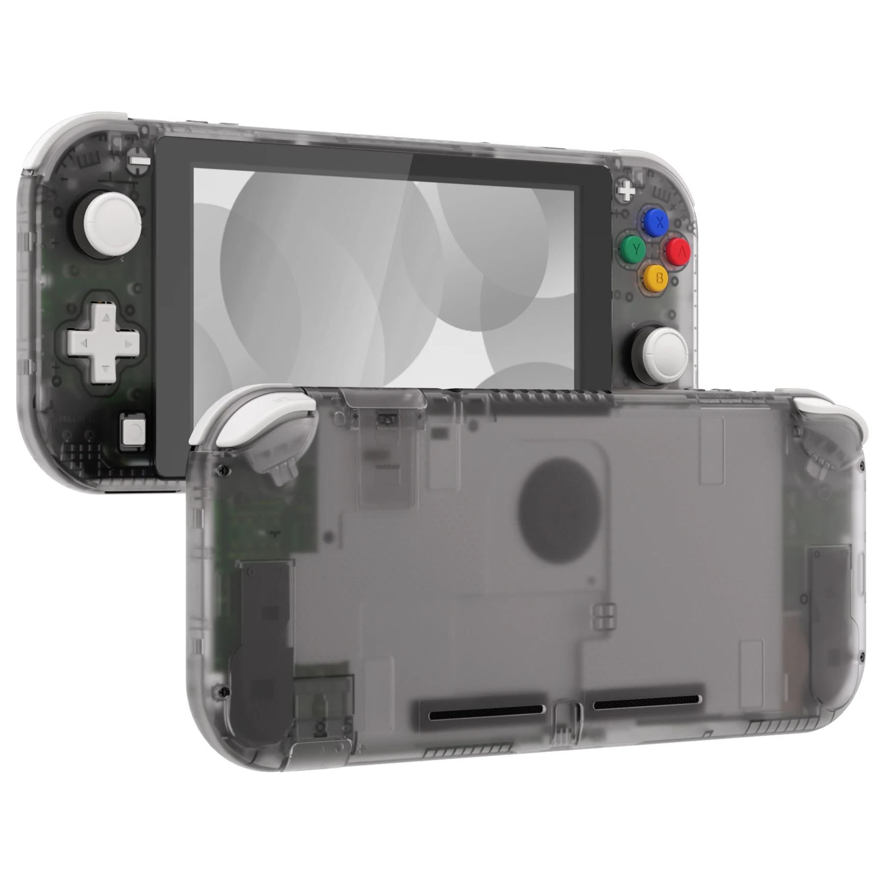 eXtremeRate Replacement Handheld Controller Housing Custom Shell with Screen Protector & ABXY Buttons for Nintendo Switch Lite
