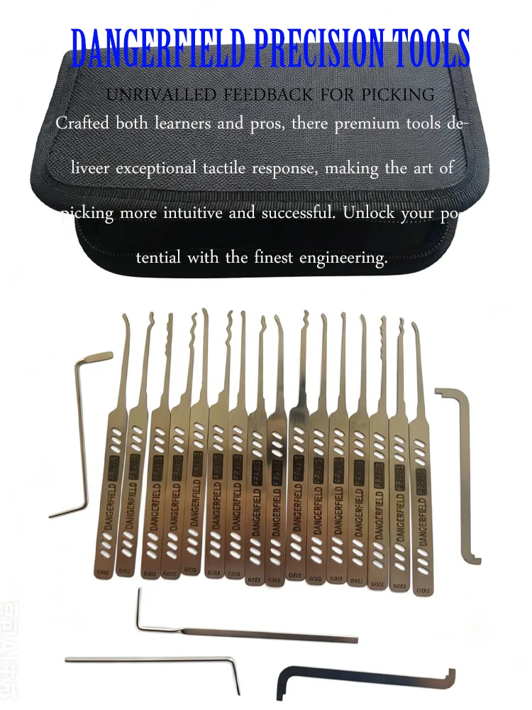 Best Seller Hot 21pcs/10pcs Removal Single Hook Lock Pick Tools Suitable for Beginners Cerrajería Herramientas Locksmiths Tools