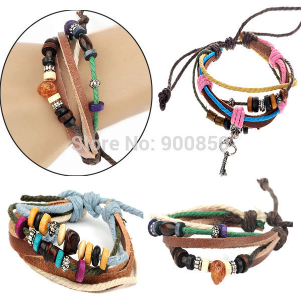 Saints Jesus Religious Wood Catholic Icon Bracelets Unisex Fashion Wood Bracelet Paryer Charm Jewelry 7 Colors