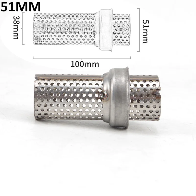 Exhaust Pipe Exhaust System DB Killer Catalyst Motorbike Exhaust Muffler Silencer Noise Sound 51mm 60mm Universal Exhaust