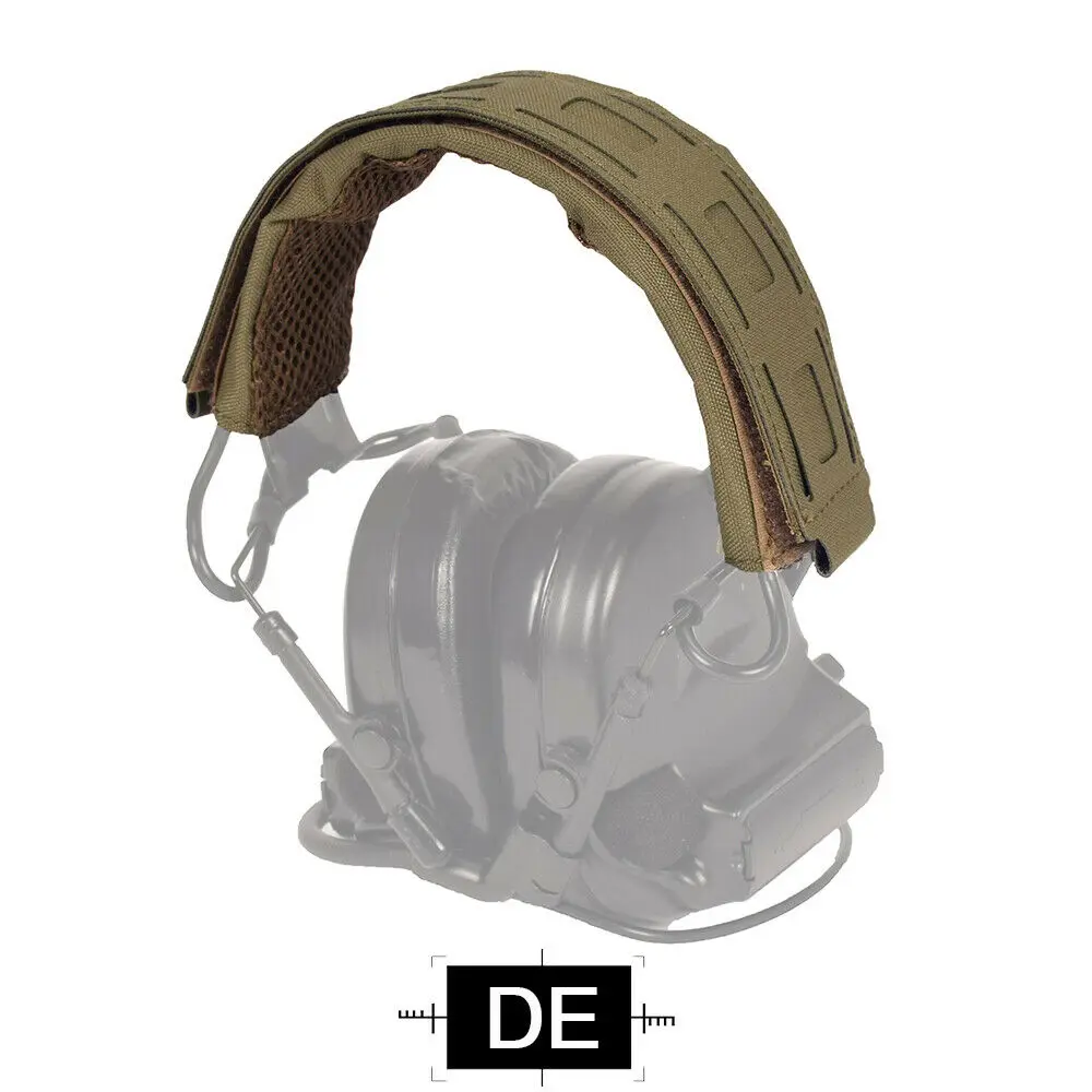 Tactical Headband Headset Cover Outdoor Headphones Modular Coating Headphone Cover Earmuffs Microphone Hunting Shooting