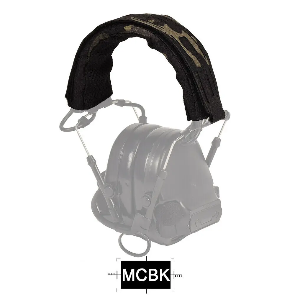 Tactical Headband Headset Cover Outdoor Headphones Modular Coating Headphone Cover Earmuffs Microphone Hunting Shooting