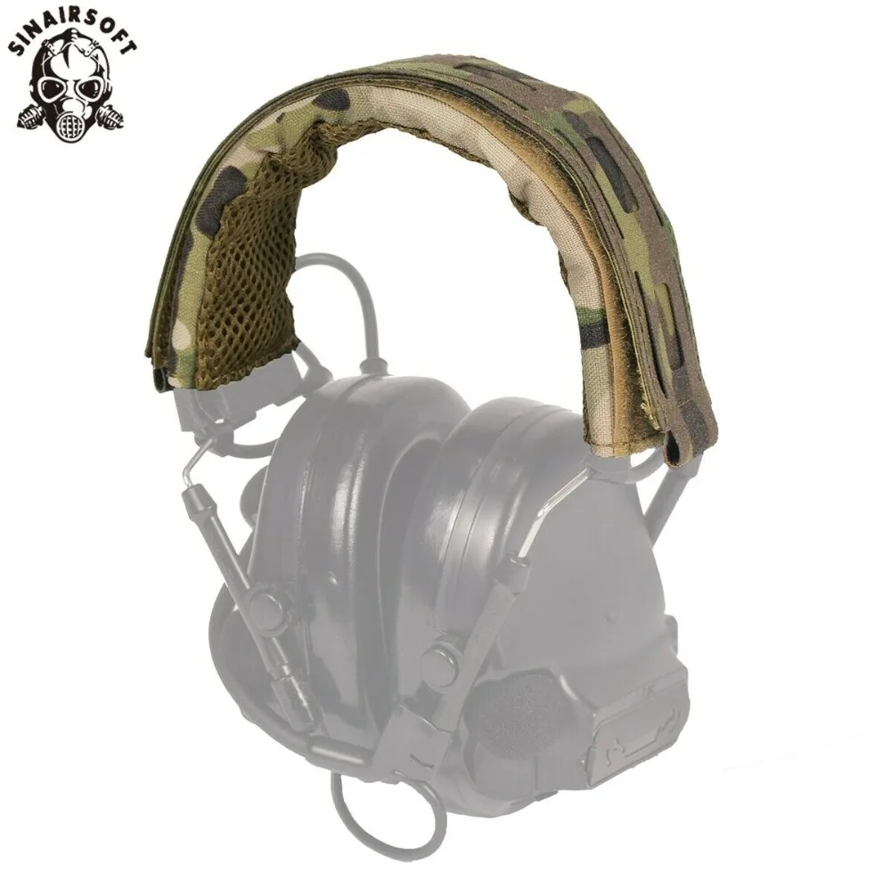 Tactical Headband Headset Cover Outdoor Headphones Modular Coating Headphone Cover Earmuffs Microphone Hunting Shooting