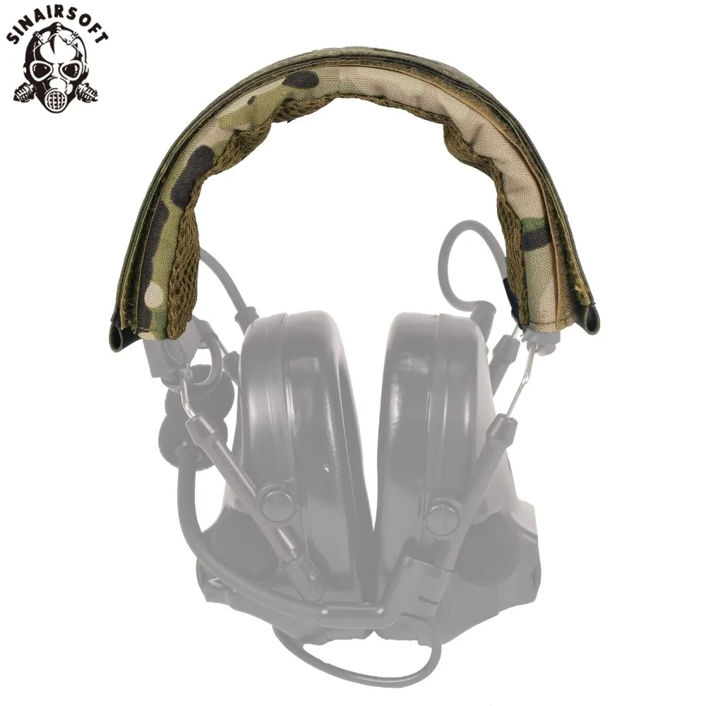 Tactical Headband Headset Cover Outdoor Headphones Modular Coating Headphone Cover Earmuffs Microphone Hunting Shooting