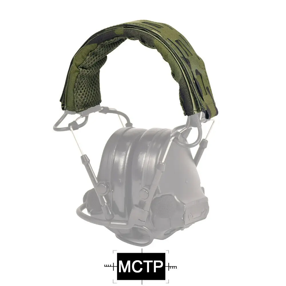 Tactical Headband Headset Cover Outdoor Headphones Modular Coating Headphone Cover Earmuffs Microphone Hunting Shooting