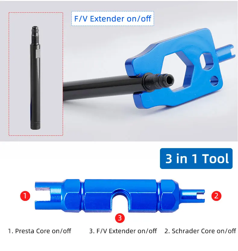 Deemount 2PCS Bicycle Tubeless Schrader Nipple A/V Valves Brass Core CNC Machined Anodized for MTB Road Bike Tubeless Rims