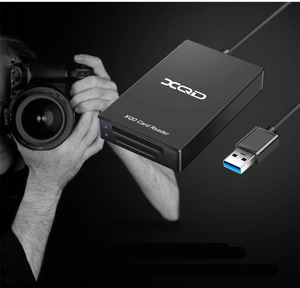 UTHAI Q02 Rocketek Multi-Function Type-c To XQD Card Reader USB 3.0 Card Reader M/G Memory Card Supports Speeds Up to 5Gbps