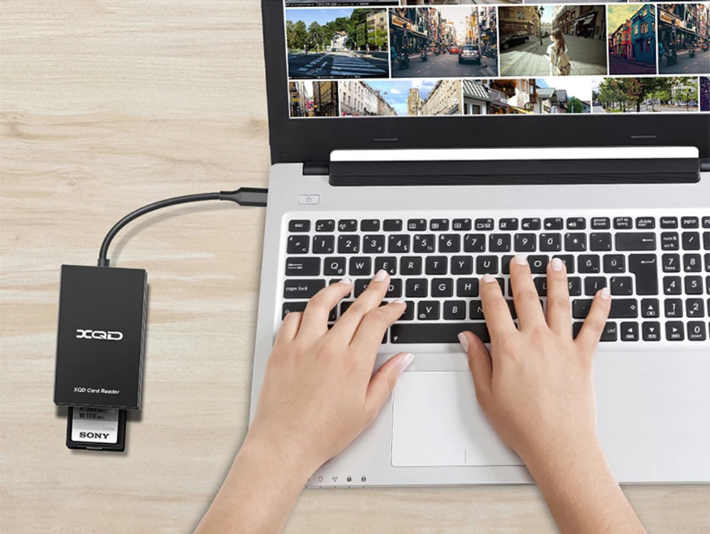 UTHAI Q02 Rocketek Multi-Function Type-c To XQD Card Reader USB 3.0 Card Reader M/G Memory Card Supports Speeds Up to 5Gbps