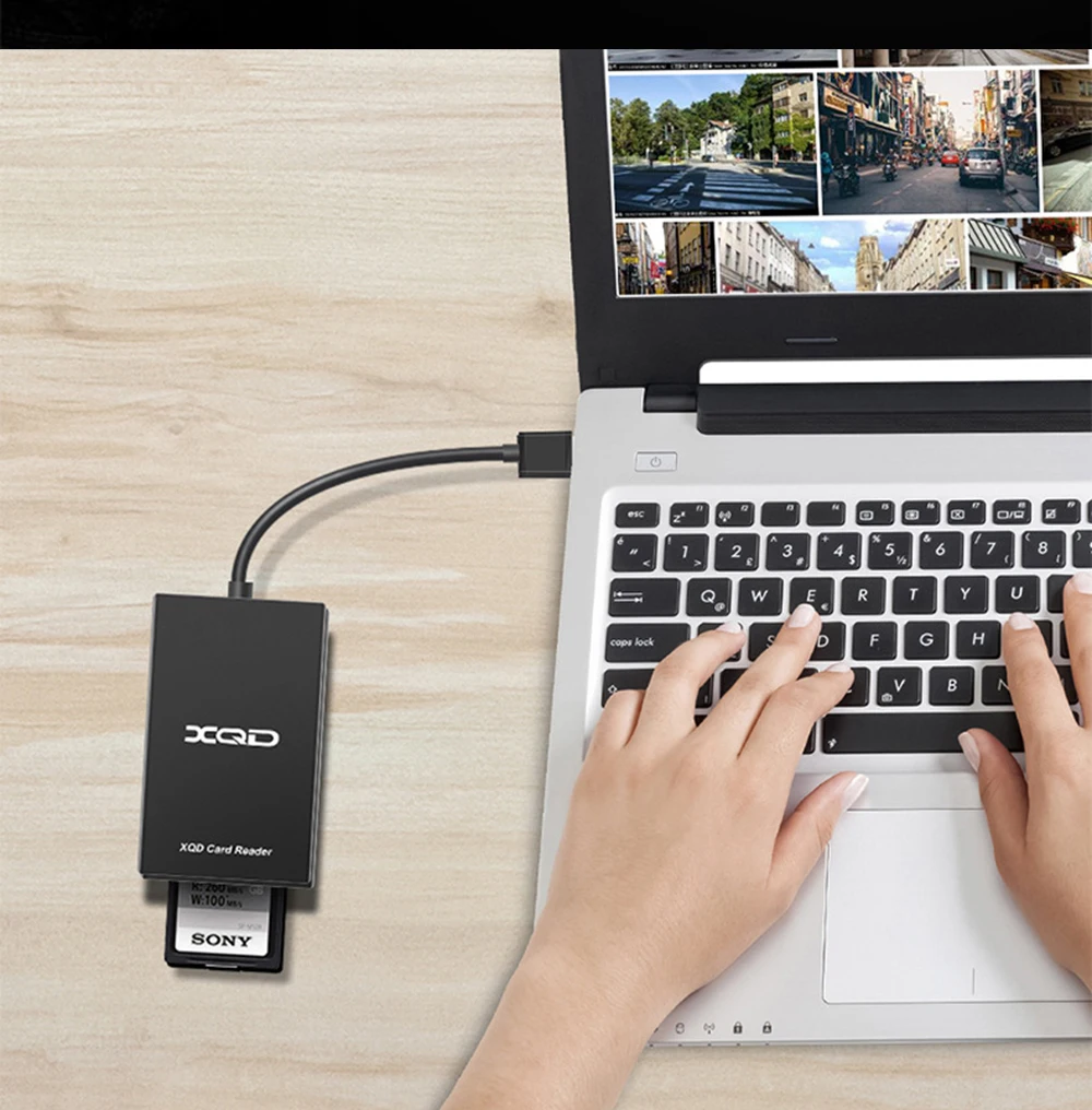 UTHAI Q02 Rocketek Multi-Function Type-c To XQD Card Reader USB 3.0 Card Reader M/G Memory Card Supports Speeds Up to 5Gbps