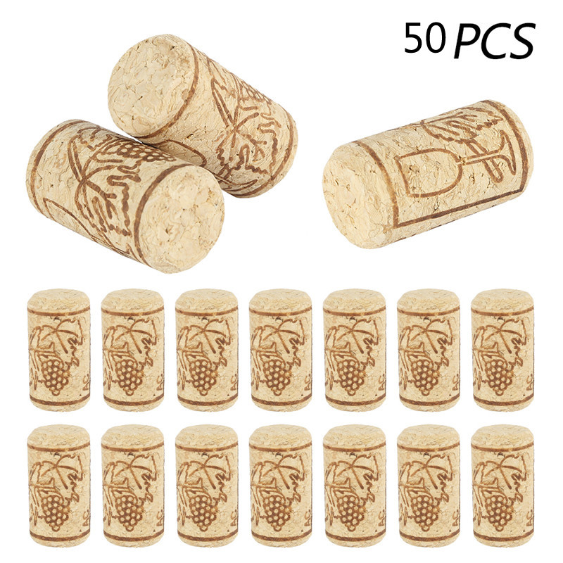 50 100 Pcs Wine Corks Stopper Reusable Functional Portable Sealing Stopper for Bottle Bar Tools Kitchen AccessoriesWine Bottle