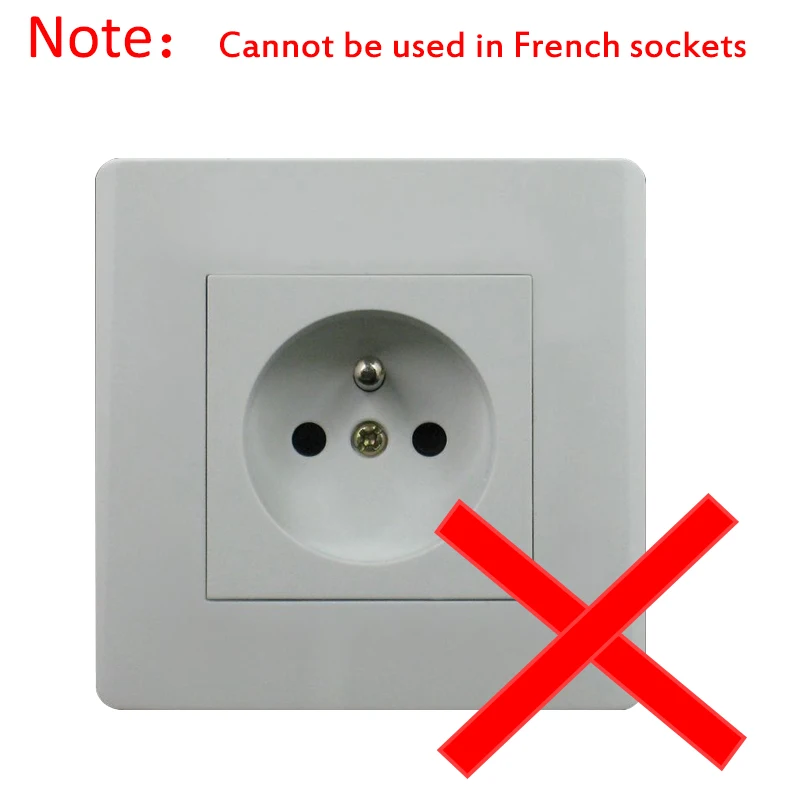EU Extension Socket ON/OFF Switch 16A 250V Standard Plug Adapter Conversion Sockets Germany Plug 1 to 2 or 1 to 3 Way AC Outlets