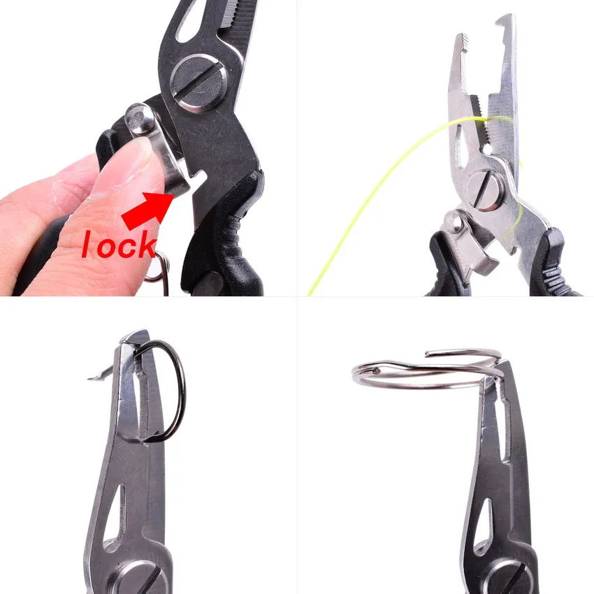 Fishing Plier Scissor Braid Line Lure Cutter Hook Remover Etc Fishing Tackle Tool Cutting Fish Use Tongs Multifunction Scissors