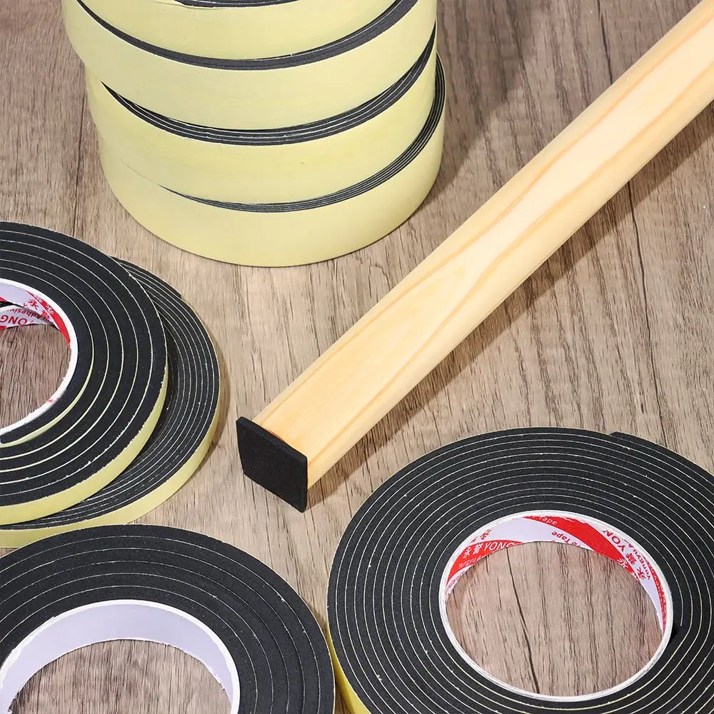 EVA sponge single-sided tape shockproof foam sealant strip 10-30MM car foam pad sound insulation buffer anti-collision foam tape