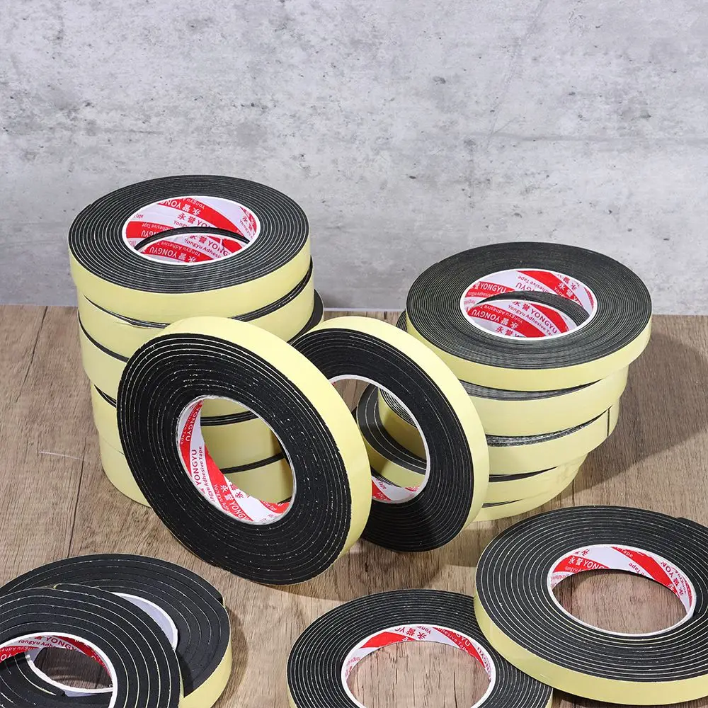 EVA sponge single-sided tape shockproof foam sealant strip 10-30MM car foam pad sound insulation buffer anti-collision foam tape