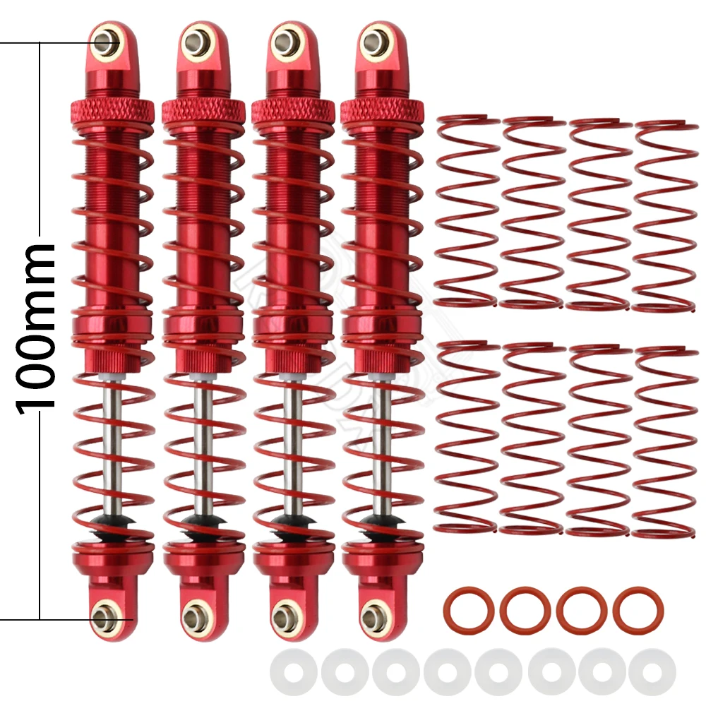 Metal 70mm 80mm 90mm 100mm 110mm 120mm Shock Absorber Oil Damper for 1/10 RC Crawler Car Axial SCX10 AXI03007 RBX10 D90 TRX4