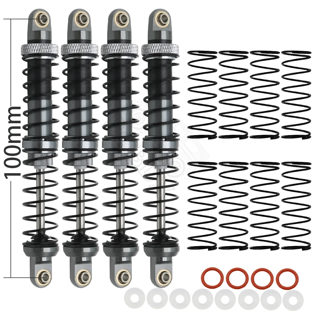 Metal 70mm 80mm 90mm 100mm 110mm 120mm Shock Absorber Oil Damper for 1/10 RC Crawler Car Axial SCX10 AXI03007 RBX10 D90 TRX4