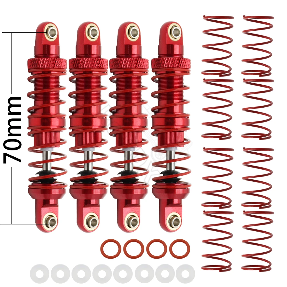 Metal 70mm 80mm 90mm 100mm 110mm 120mm Shock Absorber Oil Damper for 1/10 RC Crawler Car Axial SCX10 AXI03007 RBX10 D90 TRX4