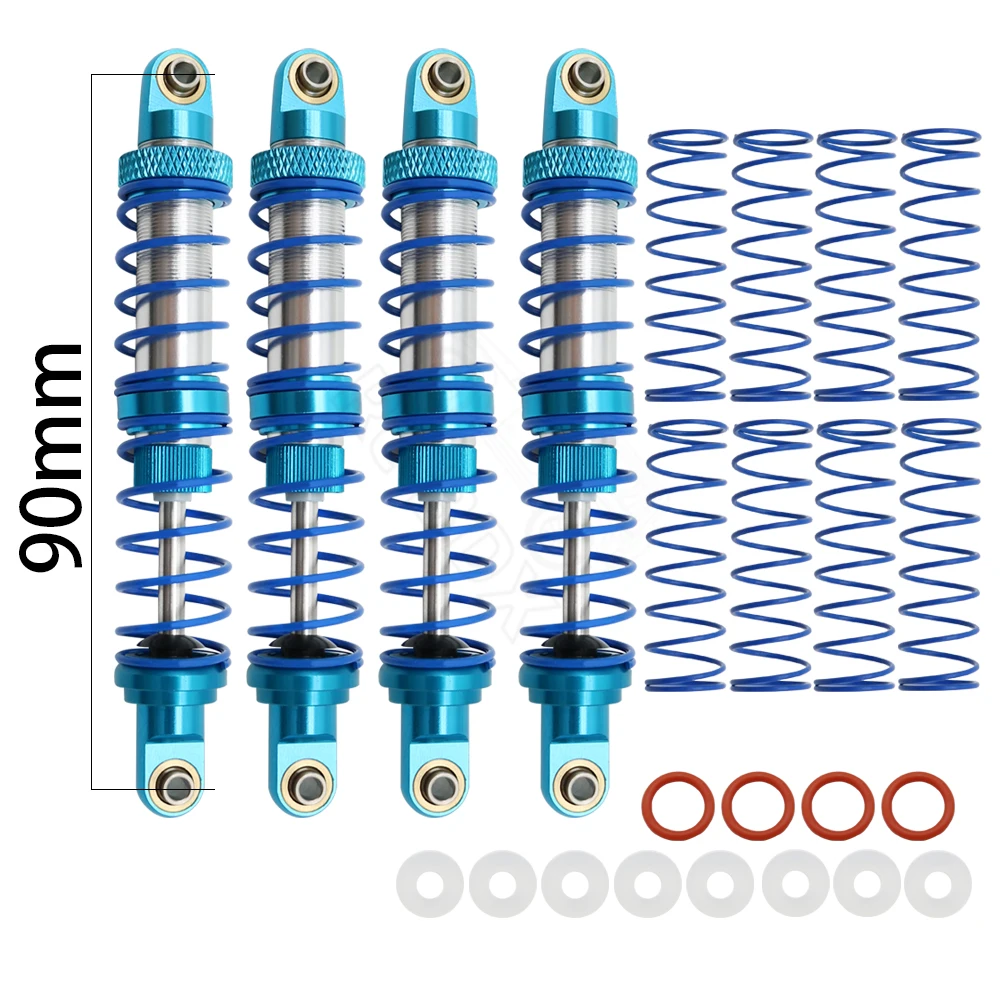 Metal 70mm 80mm 90mm 100mm 110mm 120mm Shock Absorber Oil Damper for 1/10 RC Crawler Car Axial SCX10 AXI03007 RBX10 D90 TRX4