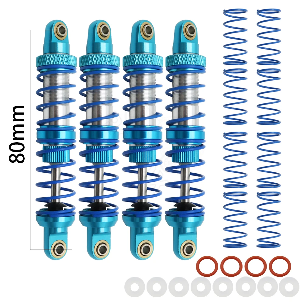 Metal 70mm 80mm 90mm 100mm 110mm 120mm Shock Absorber Oil Damper for 1/10 RC Crawler Car Axial SCX10 AXI03007 RBX10 D90 TRX4