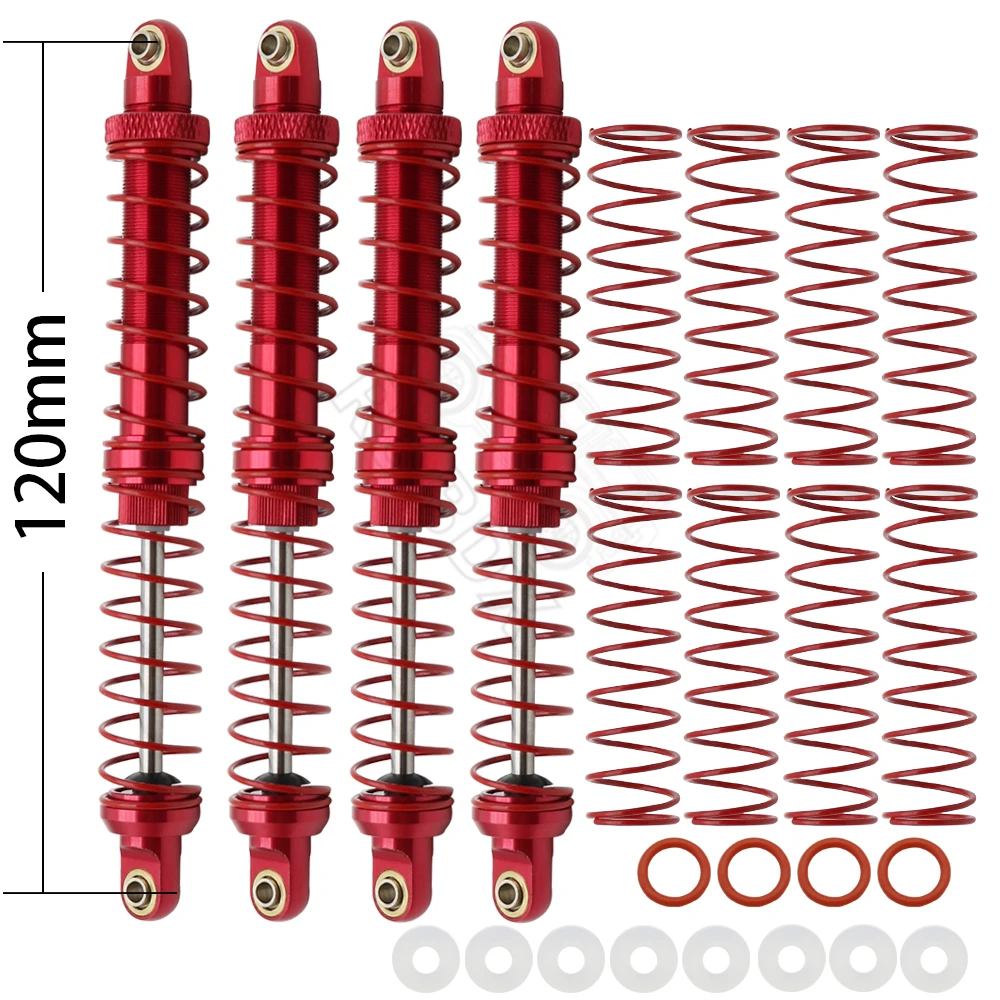 Metal 70mm 80mm 90mm 100mm 110mm 120mm Shock Absorber Oil Damper for 1/10 RC Crawler Car Axial SCX10 AXI03007 RBX10 D90 TRX4